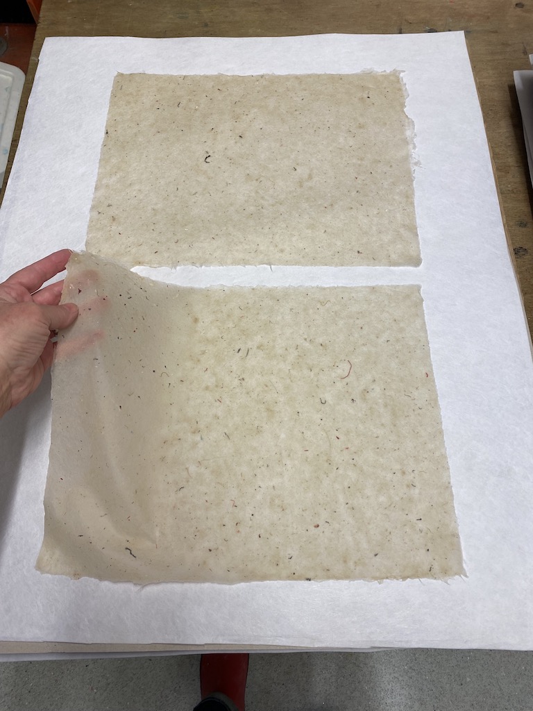 handmade recycled gampi